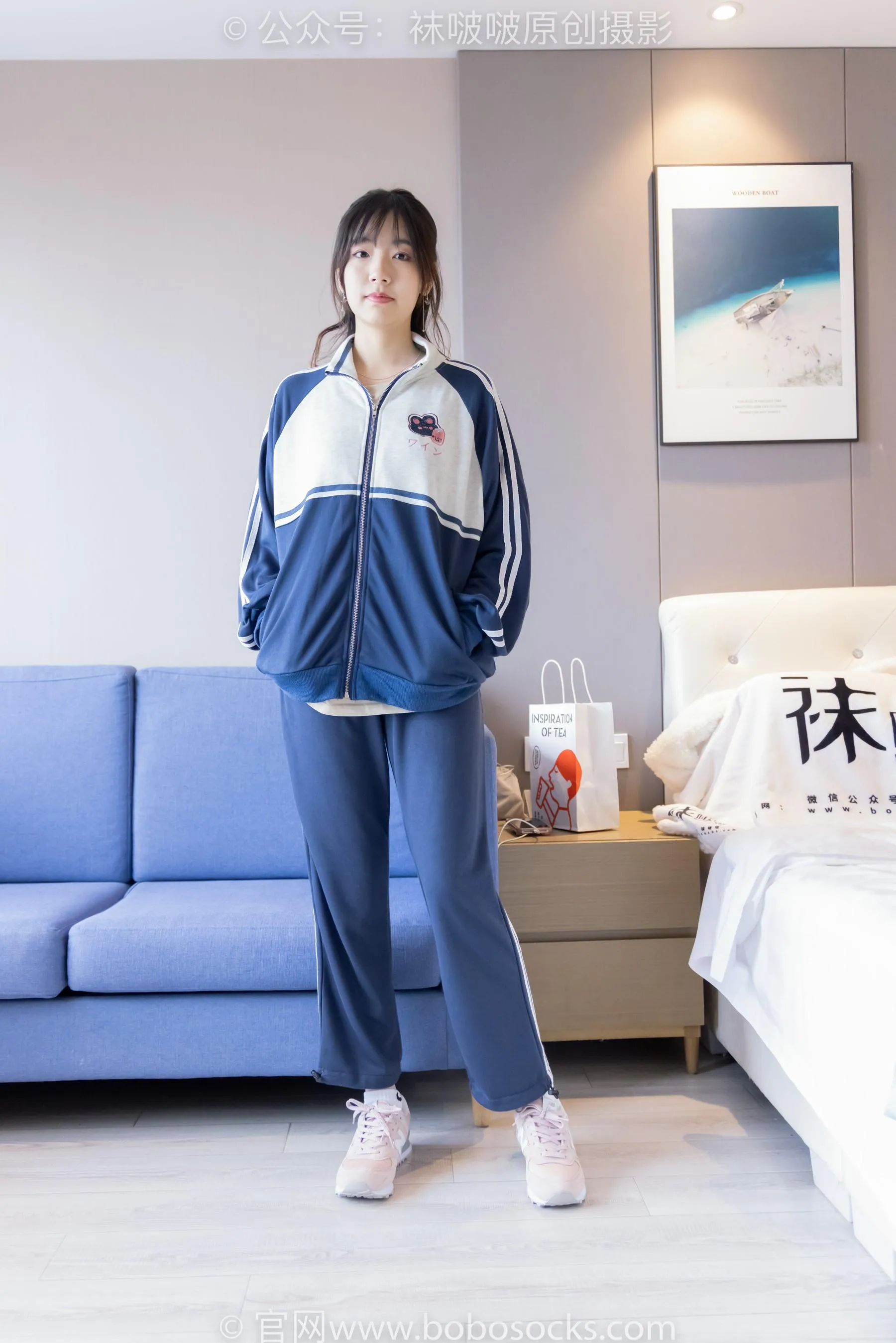 [BoBoSocks袜啵啵]NO.226 小甜豆-运动鞋、白棉袜、白丝 [87P]插图5